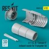 RESKIT RSU32-0062 A-7 (E, D) CORSAIR II EXHAUST NOZZLE FOR TRUMPETER KIT 1/32